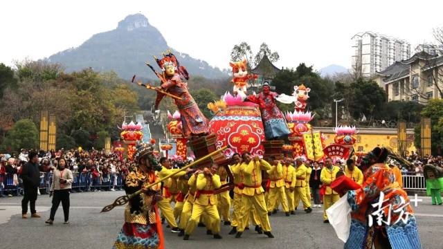 千年民俗巡游。連州融媒 供圖