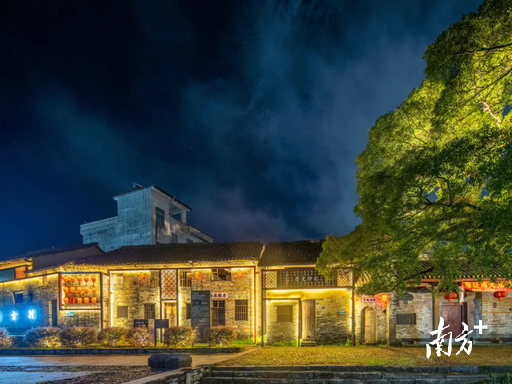 豐陽村夜景。